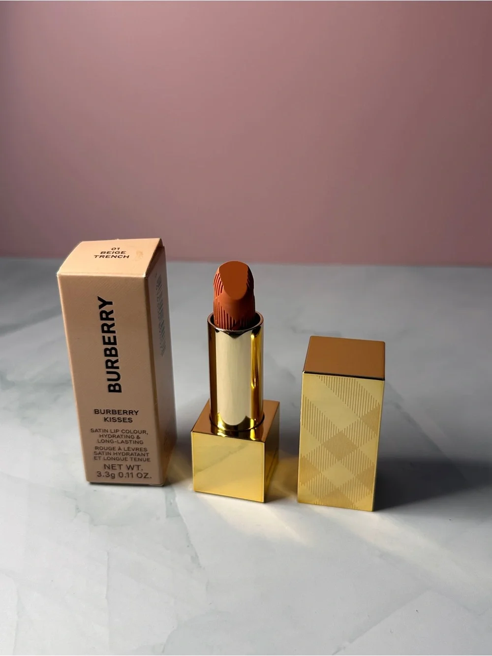 Burberry Satin Lipstick in Warm Terracotta Brown
